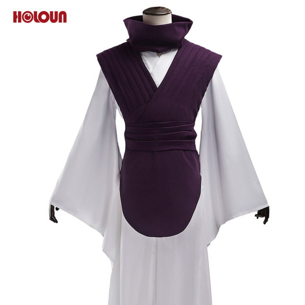 HOLOUN Jujutsu JJK Manga Anime Choso Cosplay Costume Purple Vest Neck Gaiter Belt White Elastic Pants Top Gift