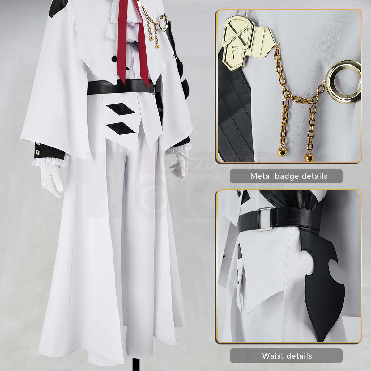 HOLOUN Seraph Of The End Anime Ferid Bathory Cosplay Costume Faux Leather Coat Pants Gloves Convention Halloween Christmas