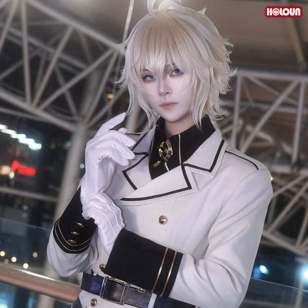 HOLOUN Seraph Of The End Anime Mikaela Hyakuya Cosplay Costume Cloak Jacket Pants Shirt Halloween Christmas Convention