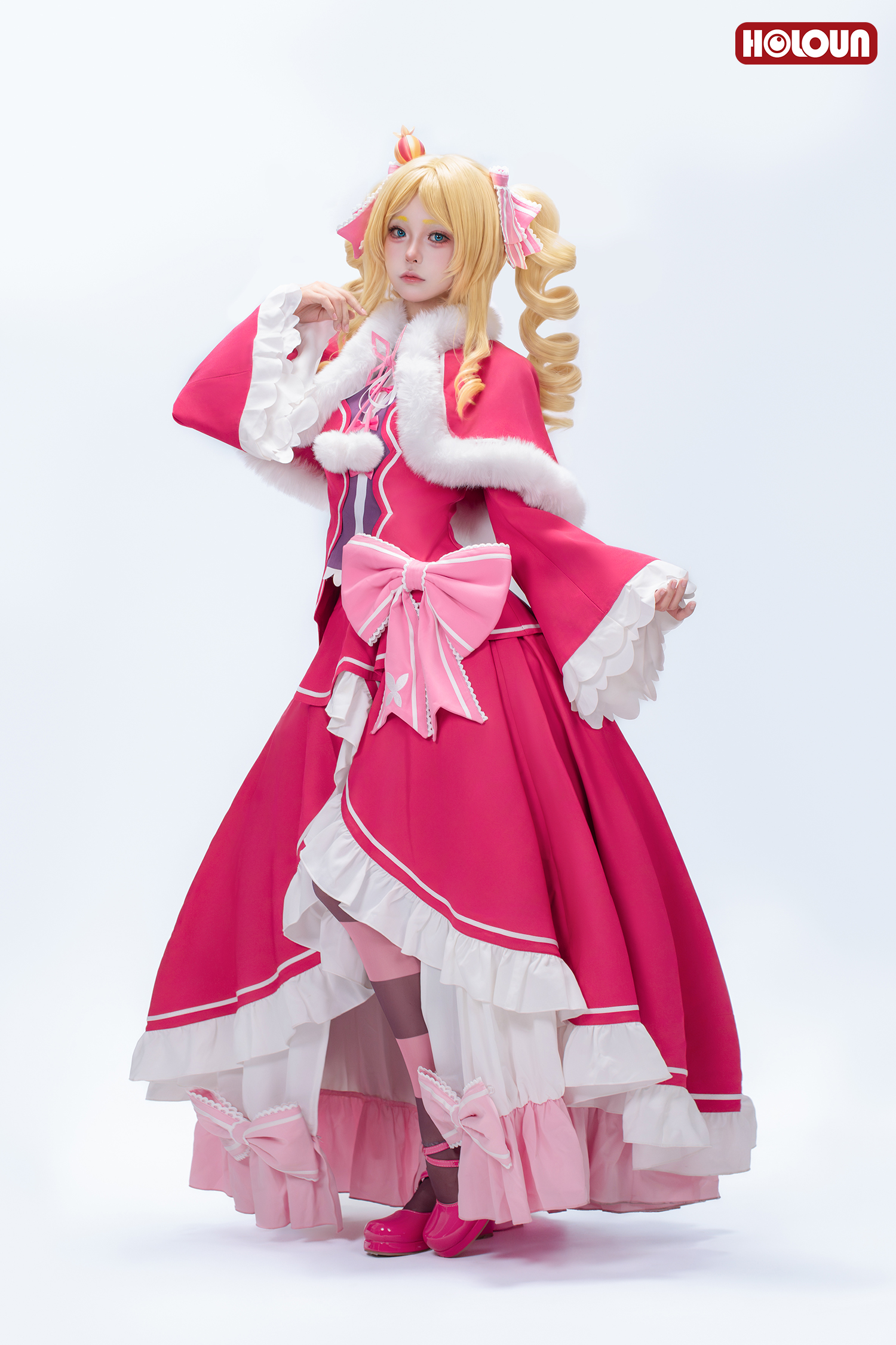 HOLOUN Beatrice Cosplay Costume Zero Anime Convention Halloween Christmas Party Top Shawl Skirt