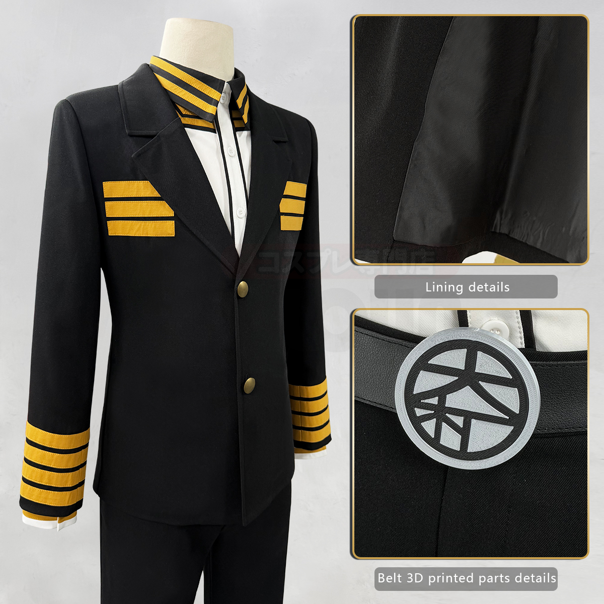 Pre-sale HOLOUN Yoshitsune Asama Uniform Anime Sangoku Cosplay Costume Daily Wear Convention Halloween Christmas