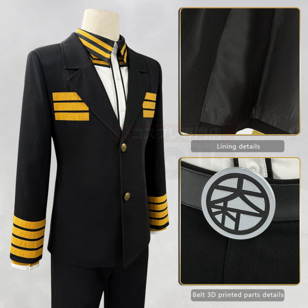 Pre-sale HOLOUN Yoshitsune Asama Uniform Anime Sangoku Cosplay Costume Daily Wear Convention Halloween Christmas
