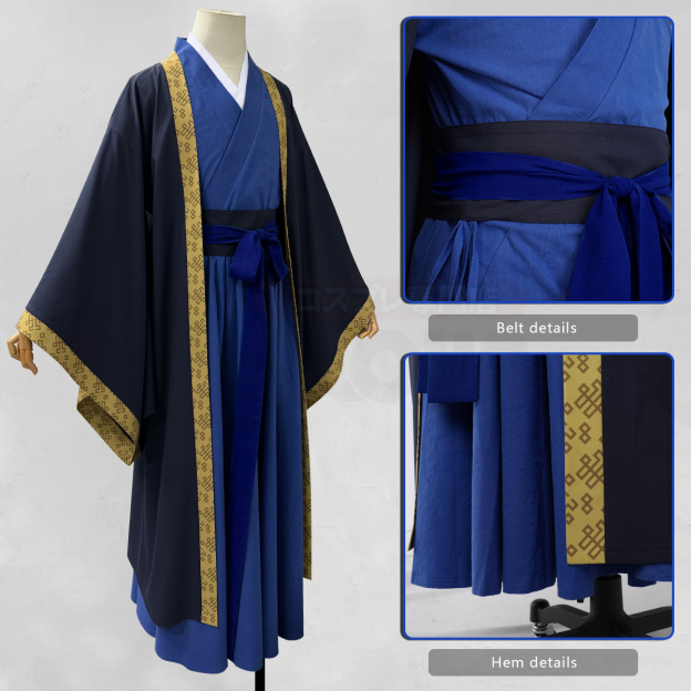Pre-sale HOLOUN The Apothecary Anime Jinshi Cosplay Costume Blue Hanfu Outfit Halloween Christmas Gift Convention Party