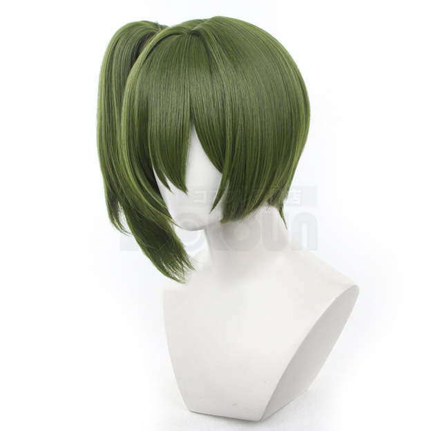 HOLOUN Frieren Beyond Journey's End Anime Ubel Laufen Cosplay Wig Removable Ponytail Rose Net Synthetic Fiber Adjustable Size