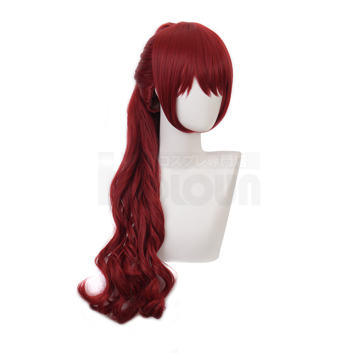 HOLOUN PS 5 Game Kasumi Yoshizawa Cosplay Wig Rose Net Synthetic Fiber Adjustable Size Heat Resistant Cap Comb