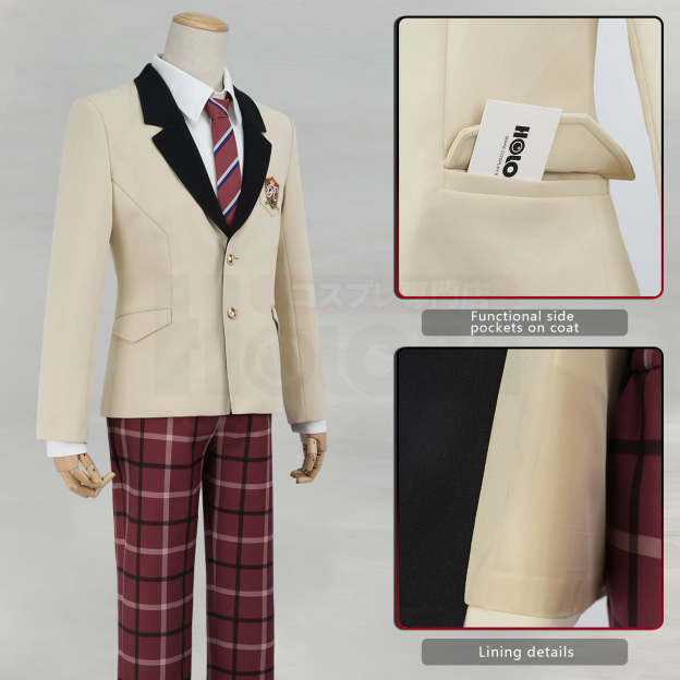 Pre-sale HOLOUN Ensemble Stars Game Anime Tatsumi Kazehaya Jun Sazanami Hiyori Tomoe Cosplay Costume Reimei Academy Embroidery Uniform