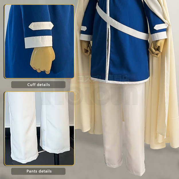 HOLOUN Frieren Beyond Journey's End Anime Himmel Cosplay Costume Wig Shawl Cloak Coat Pants Rose Net Synthetic Halloween Christmas