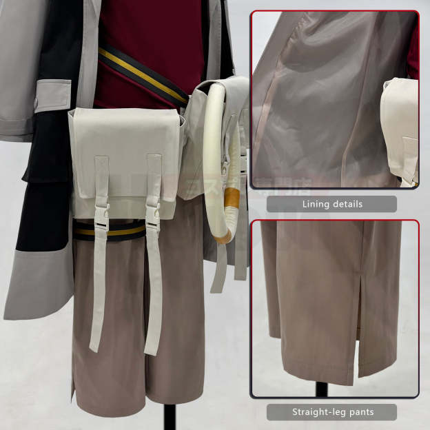 HOLOUN Gachiakuta Anime Enjin Cosplay Costume Wig Embroidery Jacket Pants Bag Convention Halloween Christmas