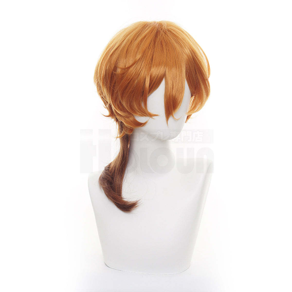 HOLOUN Bungo Anime Nakahara Chuuya Cosplay Costume Wig Oversize Lining Coat Elastic Pants Shirt Vest Hat Gloves Choker Daily Wearing