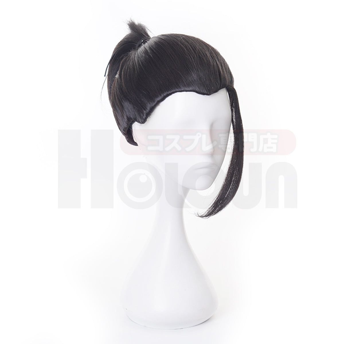 HOLOUN Jujutsu JJK Manga Anime Suguru Geto Cosplay Costume Wig Dark Blue Jacket Pants Uniform Rose Net Synthetic Fiber Halloween