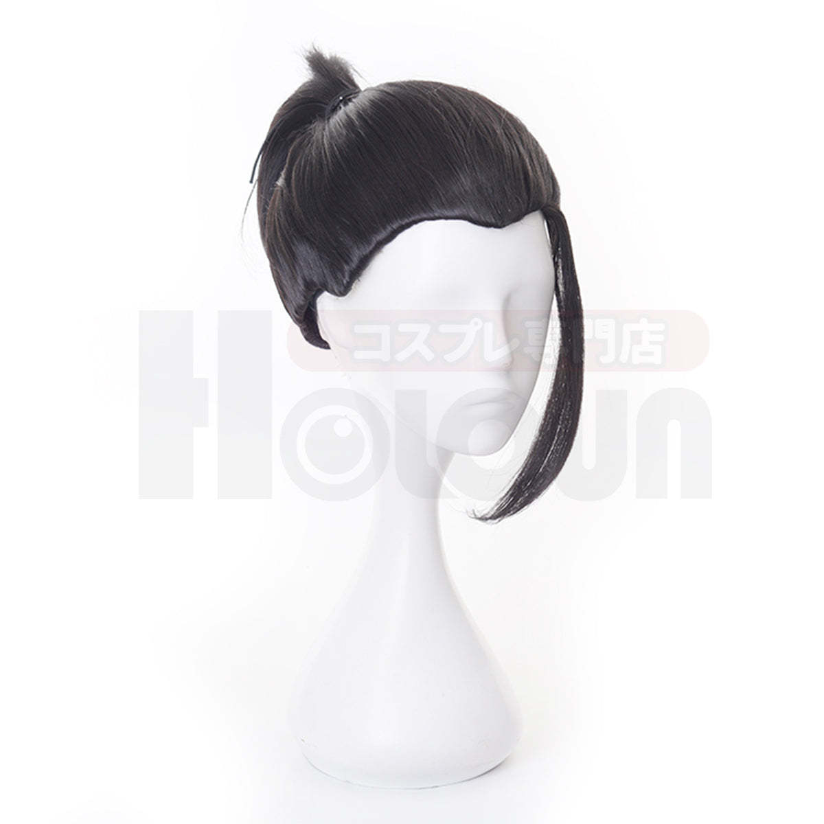 HOLOUN Jujutsu JJK Manga Anime Suguru Geto Cosplay Costume Wig Dark Blue Jacket Pants Uniform Rose Net Synthetic Fiber Halloween