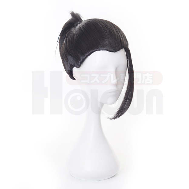 HOLOUN Jujutsu JJK Manga Anime Suguru Geto Cosplay Costume Wig Dark Blue Jacket Pants Uniform Rose Net Synthetic Fiber Halloween