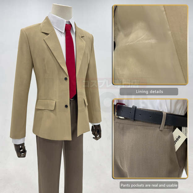 HOLOUN Death Anime Yagami Light Cosplay Costume Suit Shirt Pants Tie Cos Convention Daily Wearing Unisex