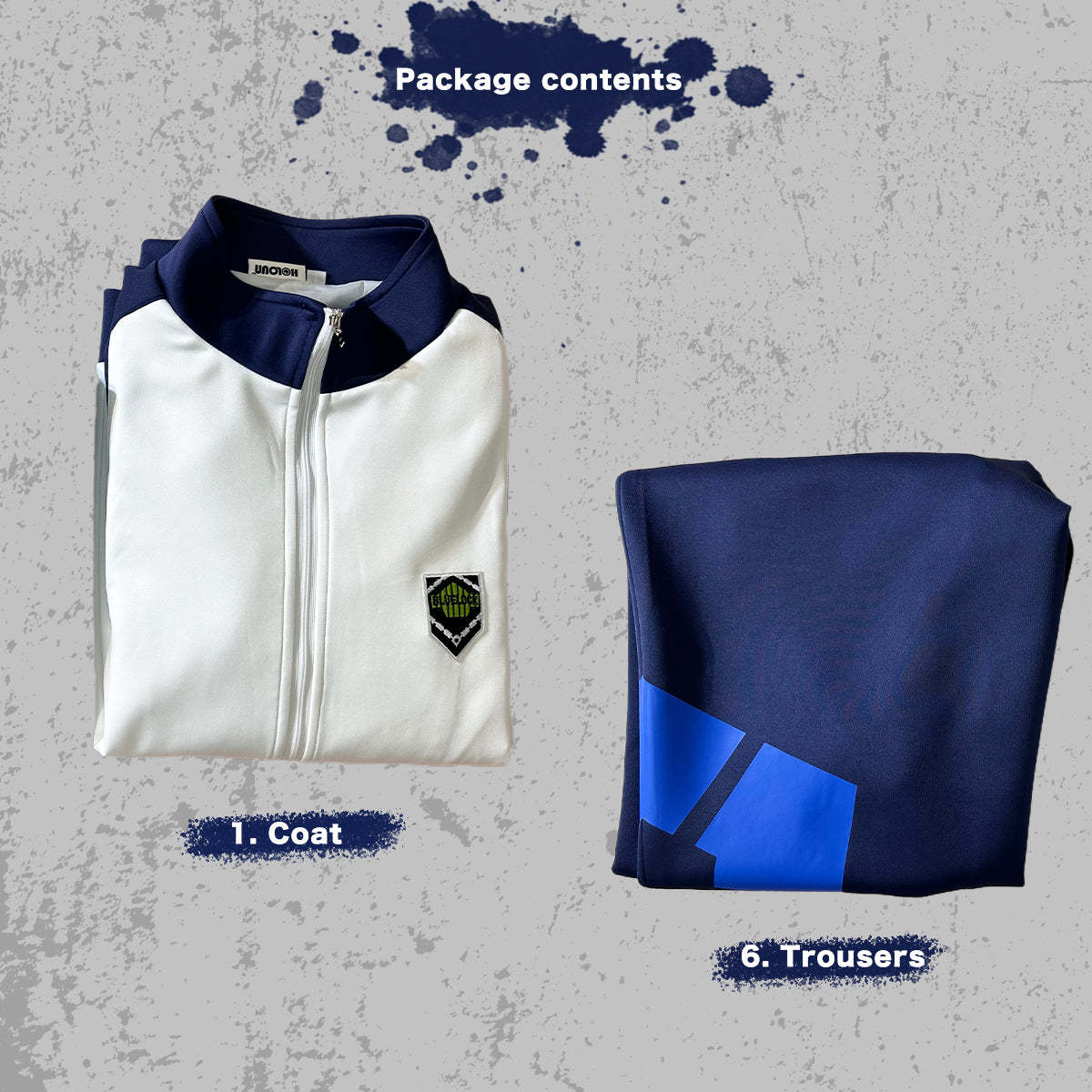 HOLOUN Anime Reo Nagi Bachira Isagi Chigir Cosplay Costume Full-Zip Pocket Sportswear Tracksuit Embroidery Hoodie