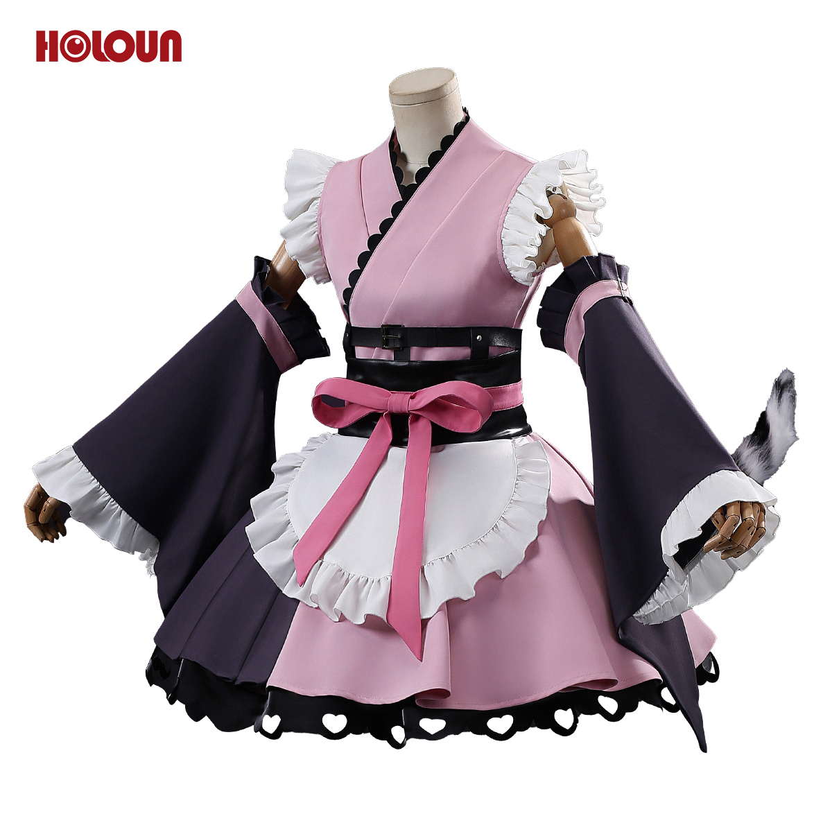 HOLOUN Cosmic Princess Kaguya Anime Komazawa Noi Cosplay Costume Skirt Tail Ears Horn Convention Halloween Christmas