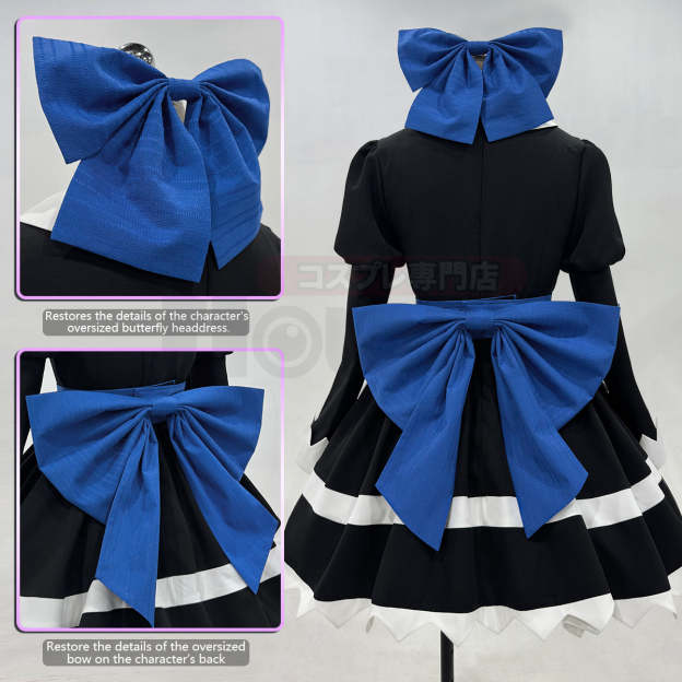 HOLOUN Stocking Panty Anime Stocking Anarchy Cosplay Costume Dress Stockings Bowknot Headdress Cos Convention