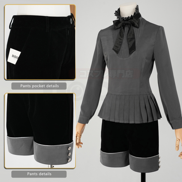 Pre-sale HOLOUN Anime Real Ciel Phantomhive Cosplay Costume Gothic Ouji Double-breasted Tailcoat Jacket Convention Halloween Christmas