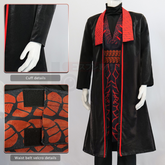 HOLOUN Jia Qiu Game Limbus Company Cosplay Costume Halloween Christmas Convention Party Gift Black Red Cape Pants