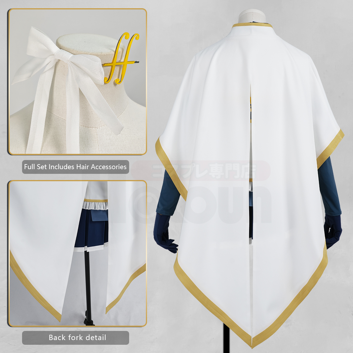 Pre-sale HOLOUN Sayaka Miki Anime Puella Magi Madoka Magica Cosplay Costume Halloween Christmas Party Convention Top Skirt Shawl Collar