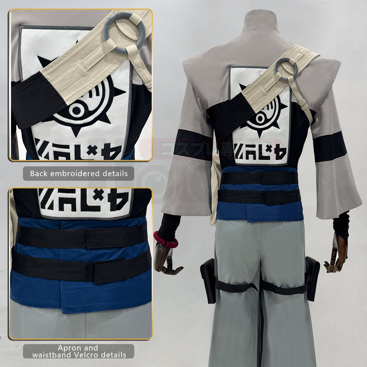 HOLOUN Gachiakuta Anime Zanka Cosplay Costume Wig Convention Halloween Christmas Embroidery Jacket Pants Bag