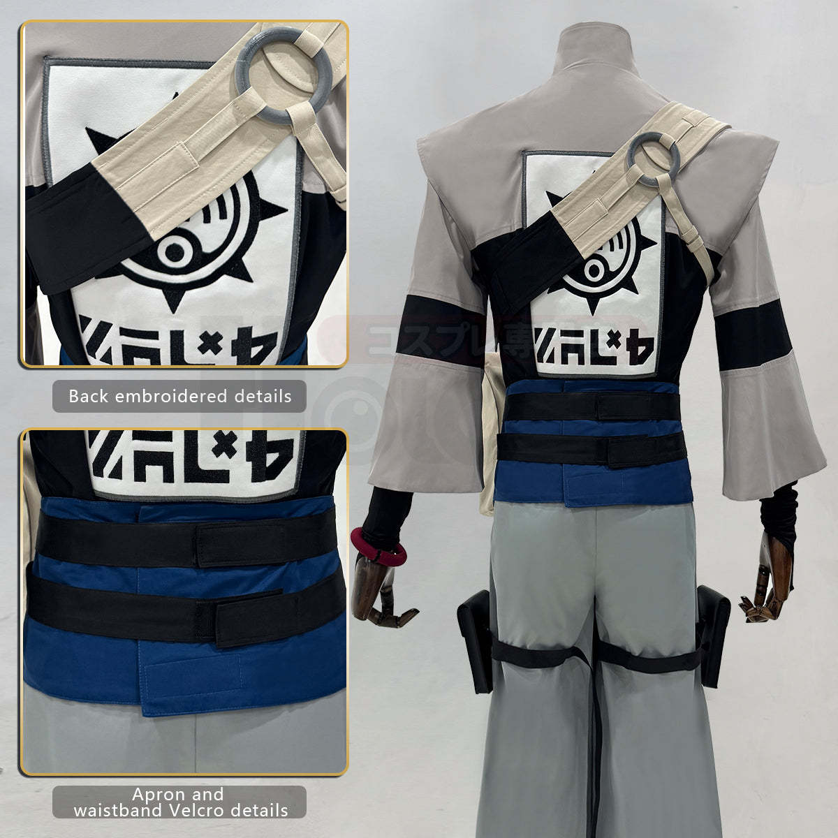 HOLOUN Gachiakuta Anime Zanka Cosplay Costume Wig Convention Halloween Christmas Embroidery Jacket Pants Bag