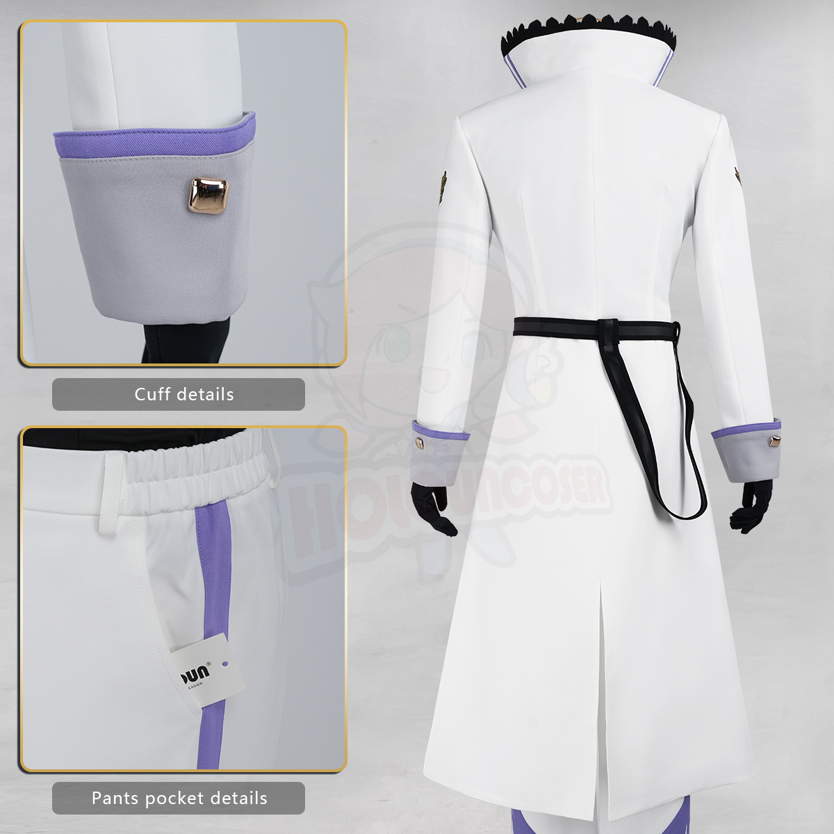 Pre-sale HOLOUN Reinhard van Astrea Sword Saint Cosplay Costume Zero Anime Embroidery Coat Convention Halloween Christmas Party