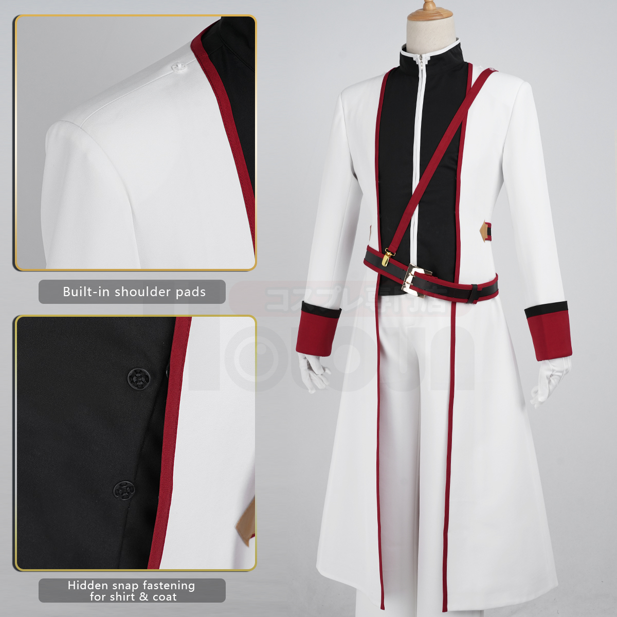 Pre-sale HOLOUN Julius Juukulius Cosplay Costume Zero Anime Convention Halloween Christmas Party Cloak Coat Pants Gloves Belt