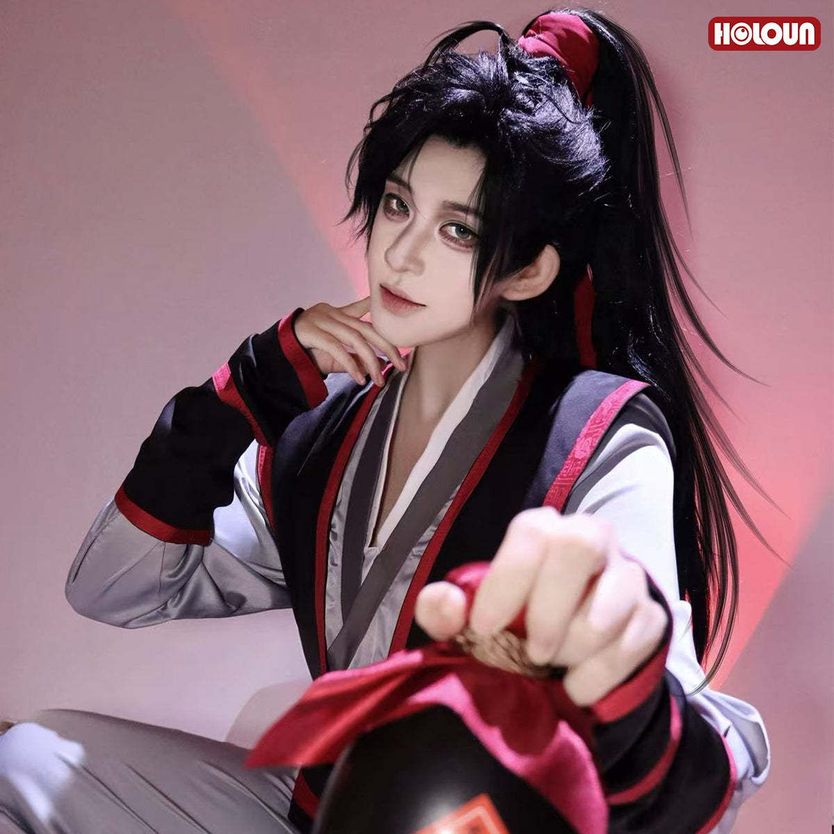 HOLOUN Mo Dao Zu Shi Anime Wei Wuxian Cosplay Costume Grandmaster of Demonic Cultivation Halloween Christmas Convention