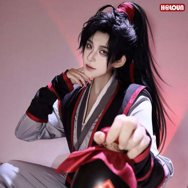HOLOUN Mo Dao Zu Shi Anime Wei Wuxian Cosplay Costume Grandmaster of Demonic Cultivation Halloween Christmas Convention