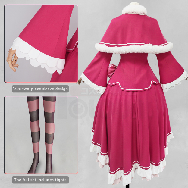 Pre-sale HOLOUN Beatrice Cosplay Costume Zero Anime Convention Halloween Christmas Party Top Shawl Skirt