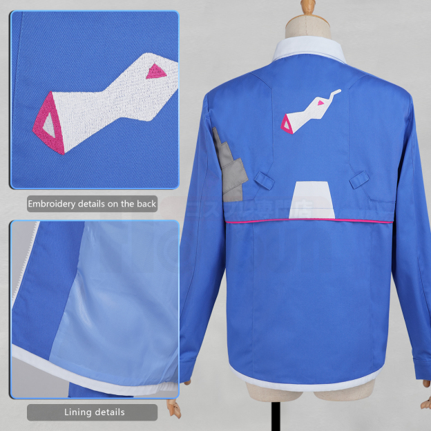Pre-sale HOLOUN D Cosplay Costume Game Convention Halloween Christmas Party Daily Wear Blue Jacket