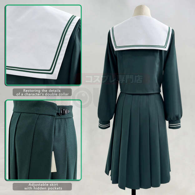 HOLOUN The Apothecary Anime Maomao Cosplay Costume Wig JK Sailor Uniform Skirt Cos Convention Gift Daily Wear