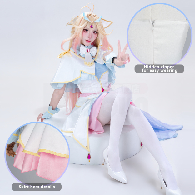 Pre-sale HOLOUN Luluka Moria Cure Arcana Cosplay Costume Star Detective Precure Anime Embroidery Dress Convention Halloween Christmas Party