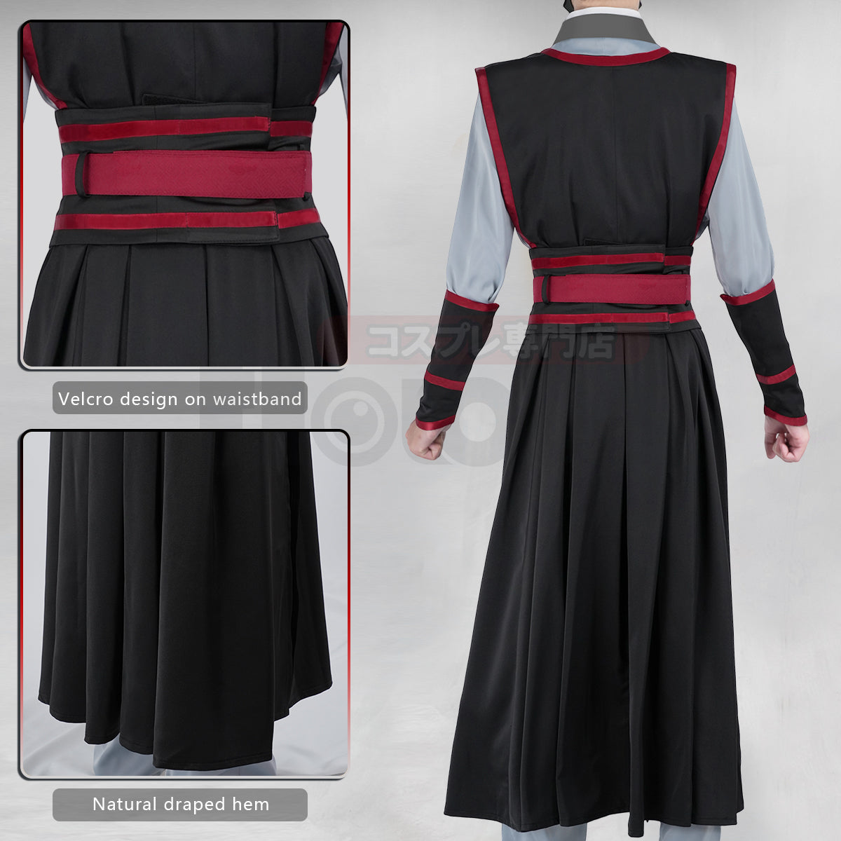 HOLOUN Mo Dao Zu Shi Anime Wei Wuxian Cosplay Costume Grandmaster of Demonic Cultivation Halloween Christmas Convention