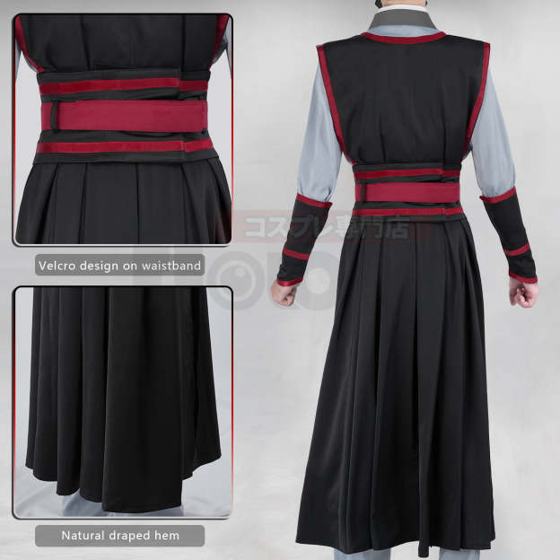 HOLOUN Mo Dao Zu Shi Anime Wei Wuxian Cosplay Costume Grandmaster of Demonic Cultivation Halloween Christmas Convention