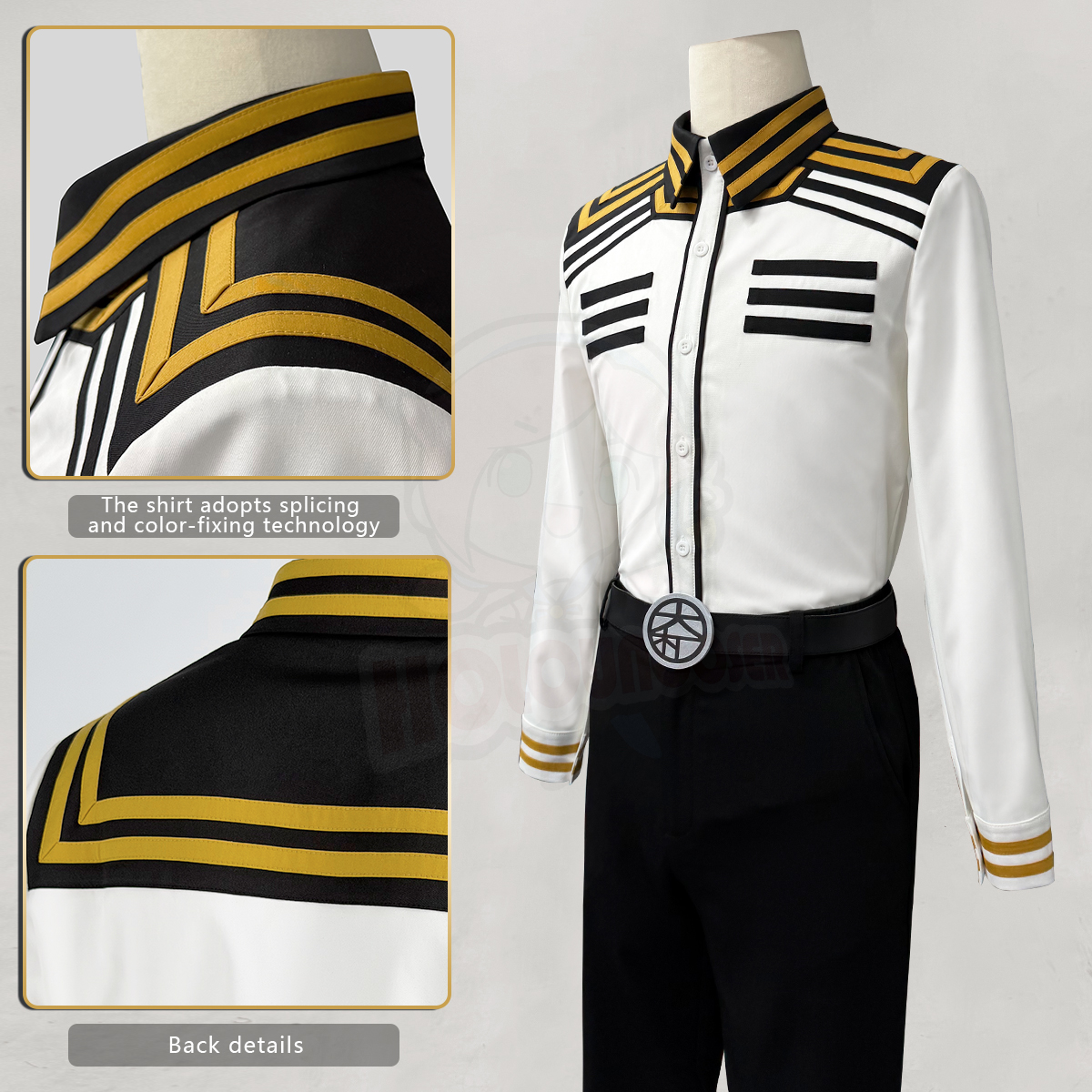Pre-sale HOLOUN Yoshitsune Asama Uniform Anime Sangoku Cosplay Costume Daily Wear Convention Halloween Christmas