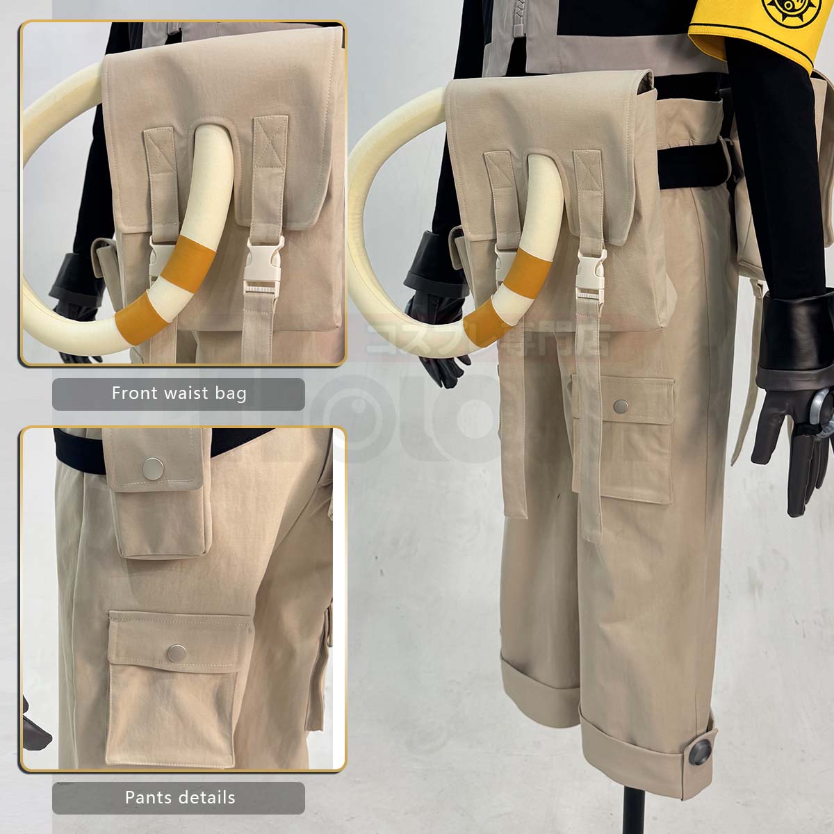 HOLOUN Gachiakuta Anime Rudo Cosplay Costume Convention Halloween Christmas Embroidery Armband T-Shirt Pants Coat Bag Gloves
