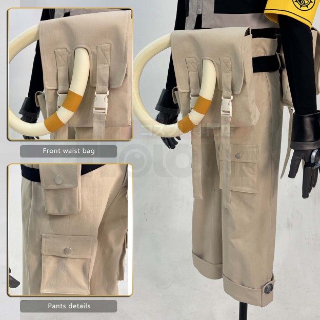 HOLOUN Gachiakuta Anime Rudo Cosplay Costume Convention Halloween Christmas Embroidery Armband T-Shirt Pants Coat Bag Gloves