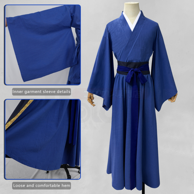 Pre-sale HOLOUN The Apothecary Anime Jinshi Cosplay Costume Blue Hanfu Outfit Halloween Christmas Gift Convention Party
