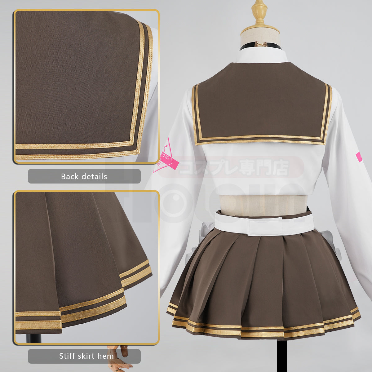 HOLOUN NIKKE Game Brad Cosplay Costume Maid Dress JK Skirt Cos Animation Convention Halloween Christmas Gift