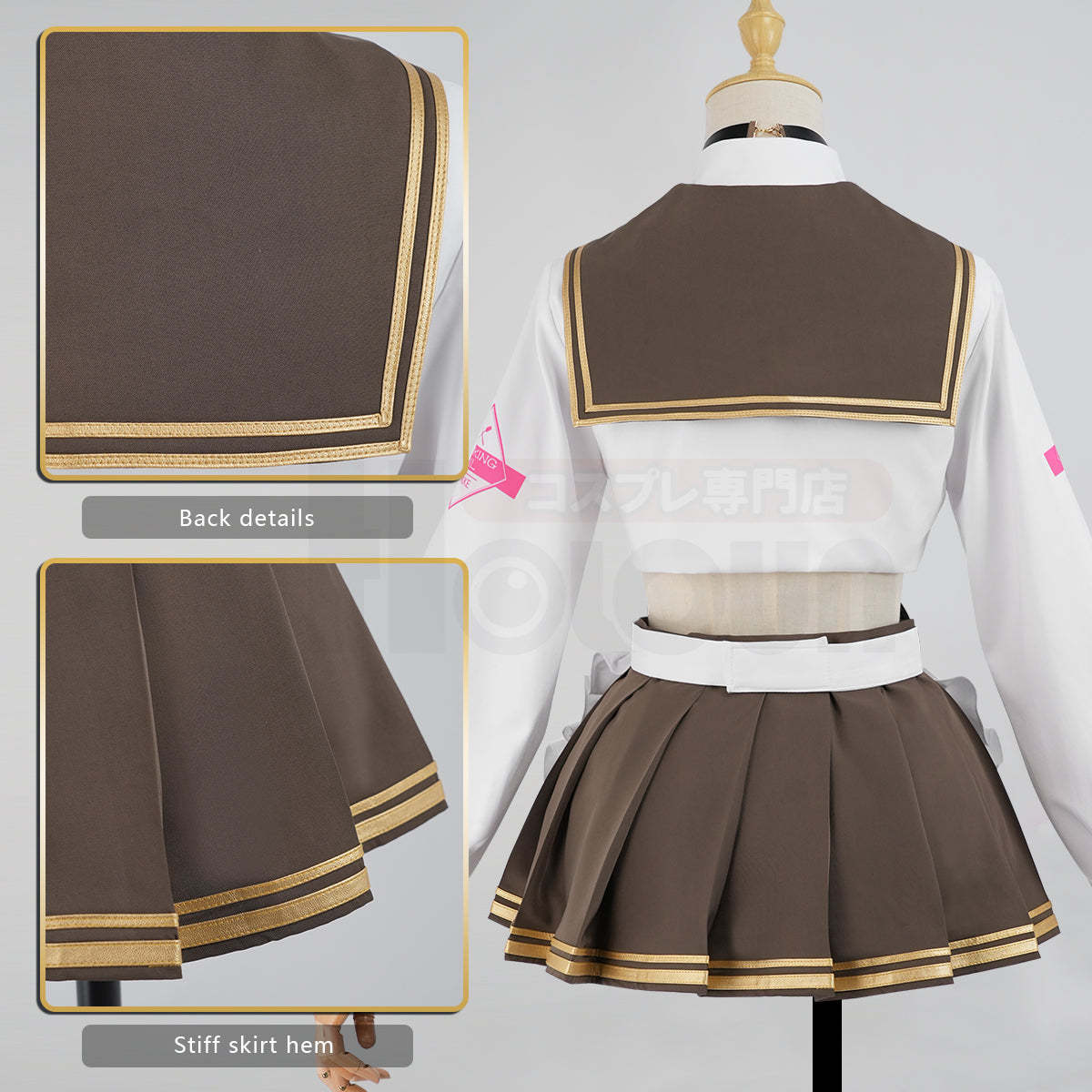 HOLOUN NIKKE Game Brad Cosplay Costume Maid Dress JK Skirt Cos Animation Convention Halloween Christmas Gift