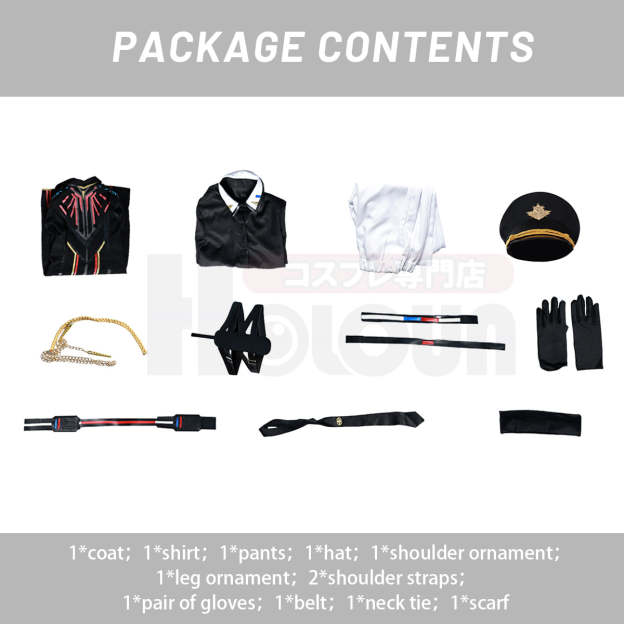 HOLOUN Love and Deepspace Game Caleb Cosplay Costume Uniforms Coat Shirt Pants Hat Cos Convention