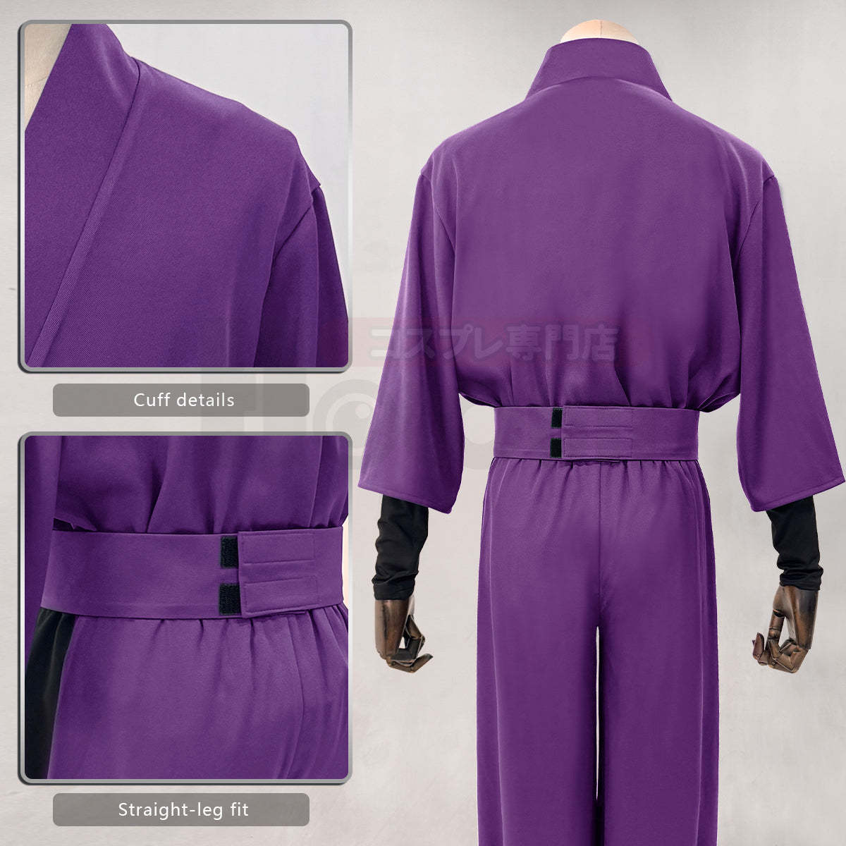 HOLOUN Nintama Rantaro Anime Ninja costume Adult Version 5 Colors Black Purple Green Blue Light Green Cos Convention Halloween