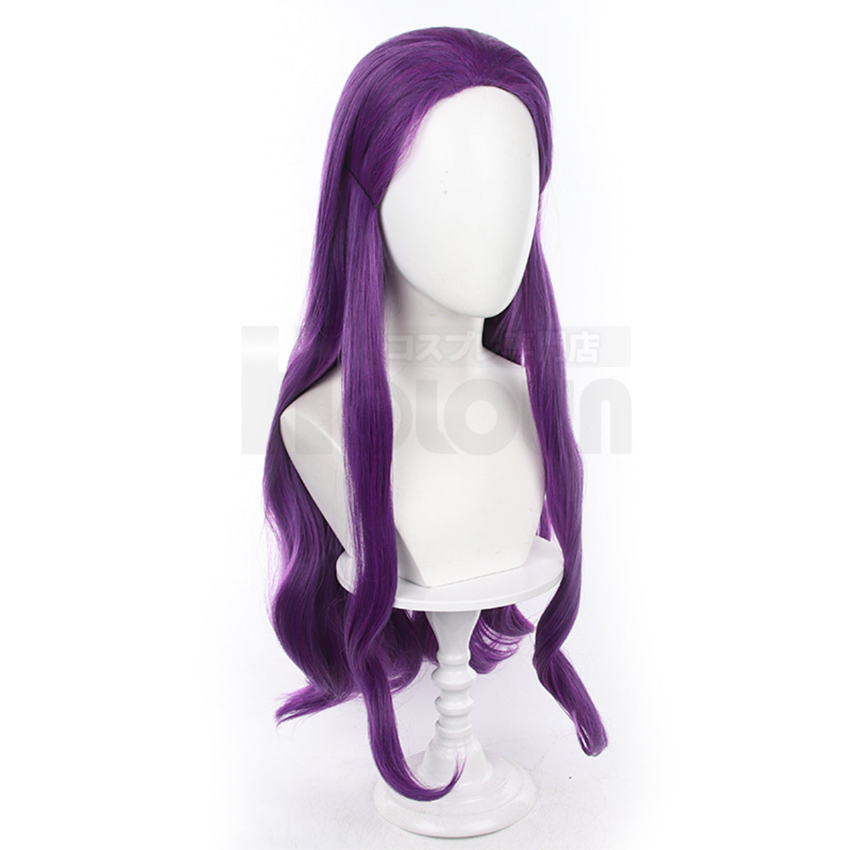 HOLOUN Frieren Beyond Journey's End Anime Macht Cosplay Wig Long Purple Rose Net Synthetic Fiber Adjustable Size