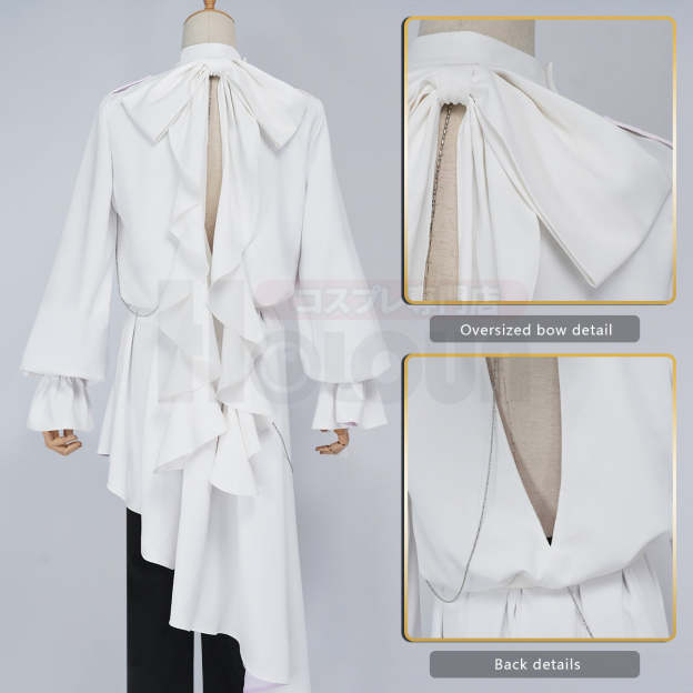 HOLOUN Alien Stage Luka Cosplay Costume White Fancy Party Tailing Shirt Pants Carnival Uniforms Christmas New Year Gift
