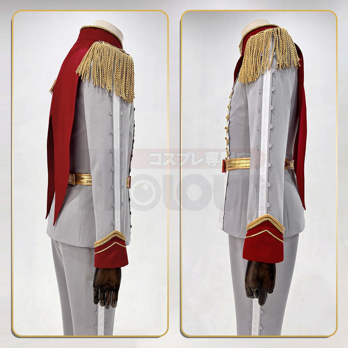 Pre-sale HOLOUN P5 Game Akechi Goro Cosplay Costume Wig Crow Grey Uniform Mask Cos Convention Stage Comic Suit Christmas New Year Gift