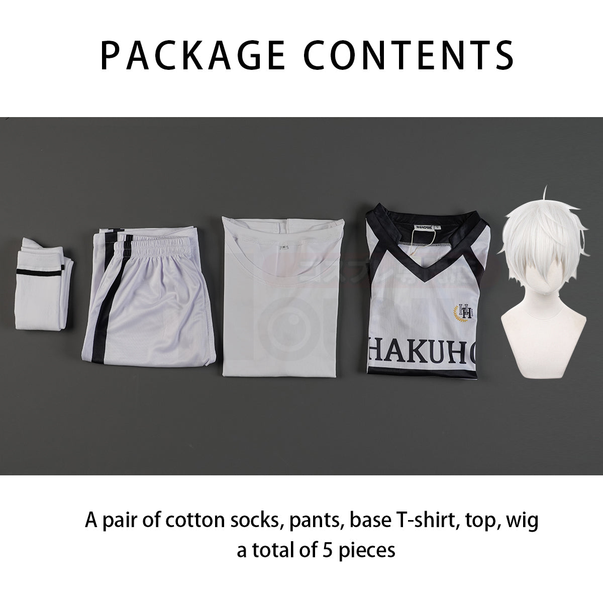 HOLOUN Anime NAGI NO.7 Cosplay Costume Jersey Wig Rose Net Football Soccer Uniform Daily Sport Wearing