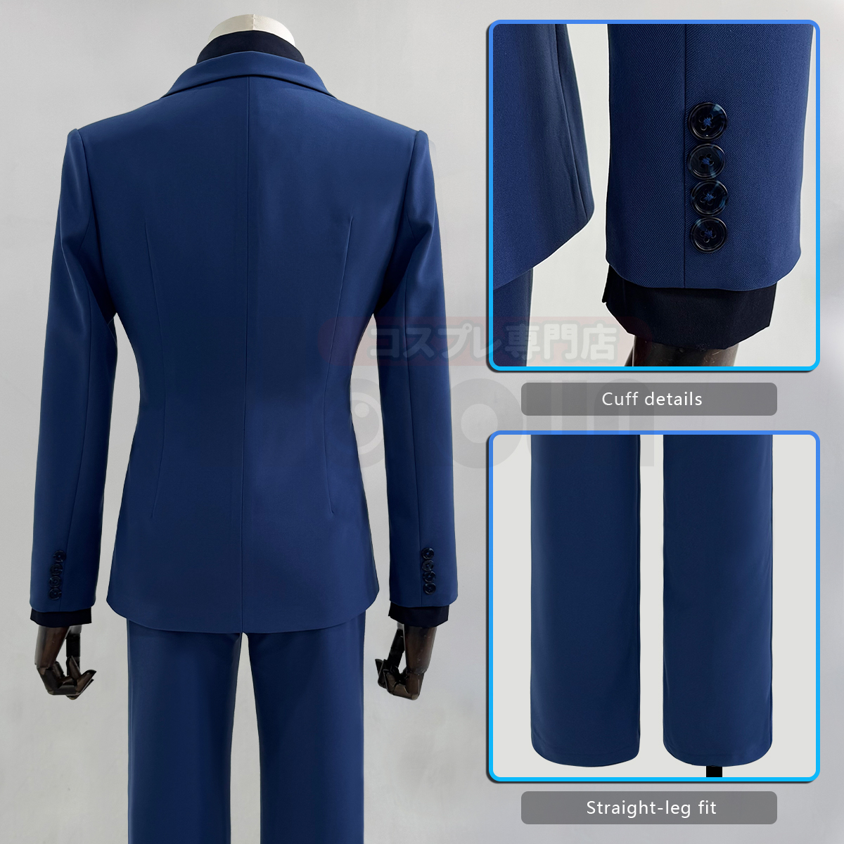 HOLOUN Bachira Chigiri Isagi Anime Cosplay Costume Blue Suit Uniform HalloweenConvention Christmas Daily Wear Outfit