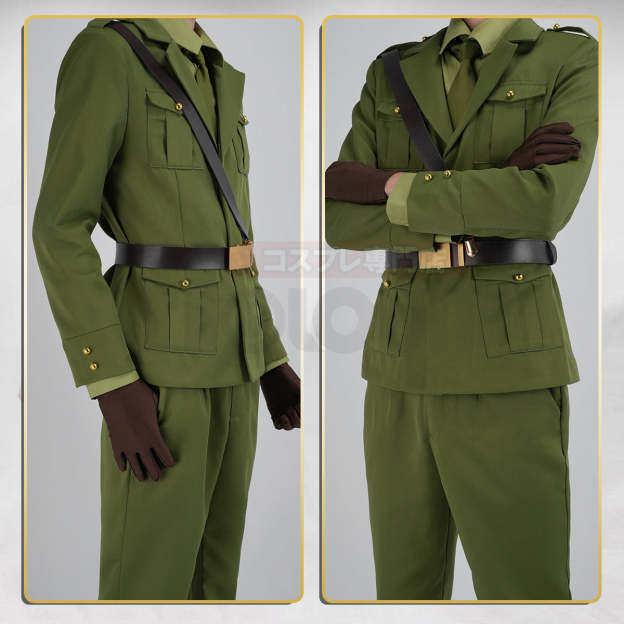 HOLOUN Axis Powers Anime Arthur Kirkland Cosplay Costume Uniform Jacket Pants Shirt Cos Convention Halloween Christmas