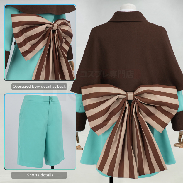 Pre-sale HOLOUN Anime Ciel Phantomhive Mint Chocolate Valentine Cosplay Costume Coat Shawl Short Hat Bow Convention Halloween Outfit